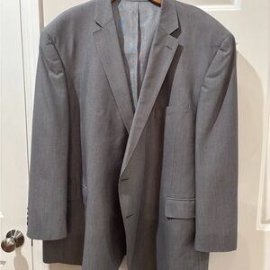 jf j.ferrar Men’s Charcoal Blazer Size 56L Big